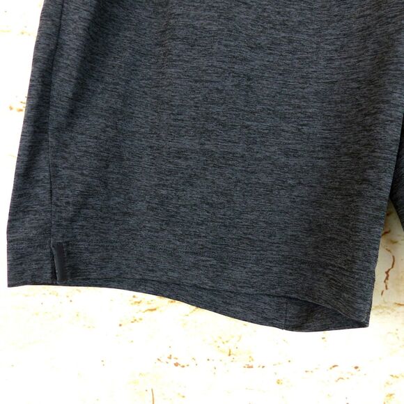 Uniqlo Shorts Mens L Heather Gray Ultra Stretch Active 31x7 Drawstring 417266 - Picture 5 of 12